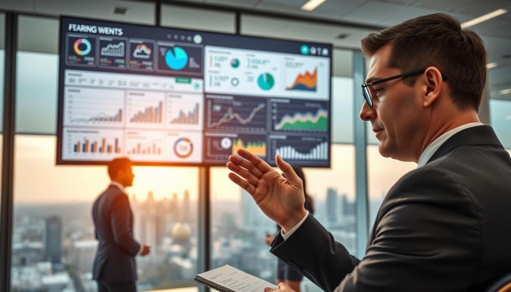 análise de dados financeiros em tempo real
