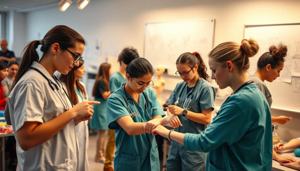 atividades práticas em cursos de saúde