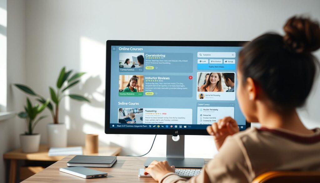 avaliação de cursos online