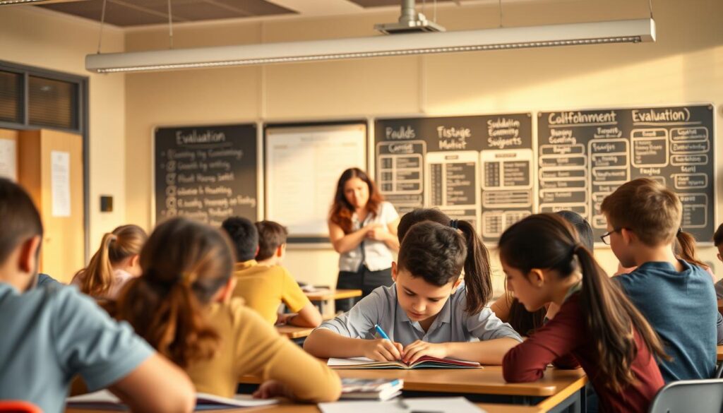 avaliação escolar eficiente