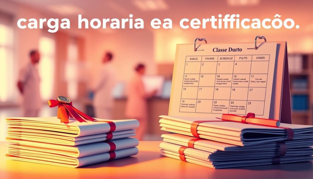 carga horária e certificação