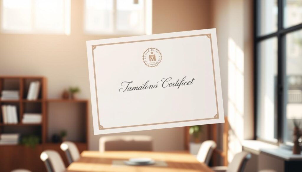 certificação