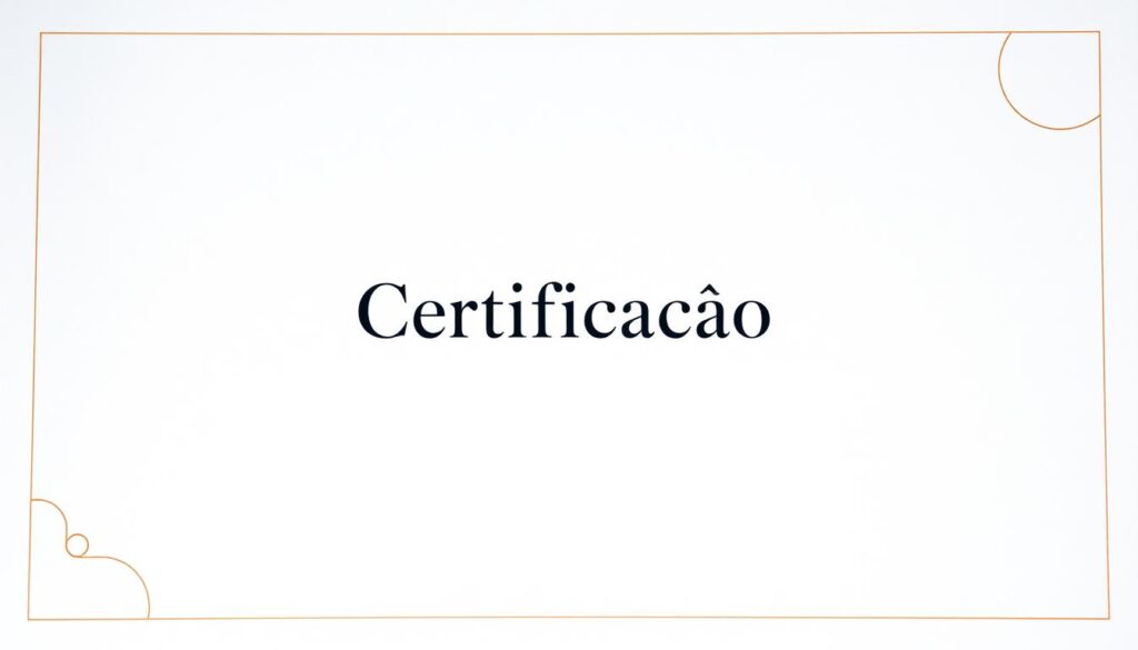 certificação