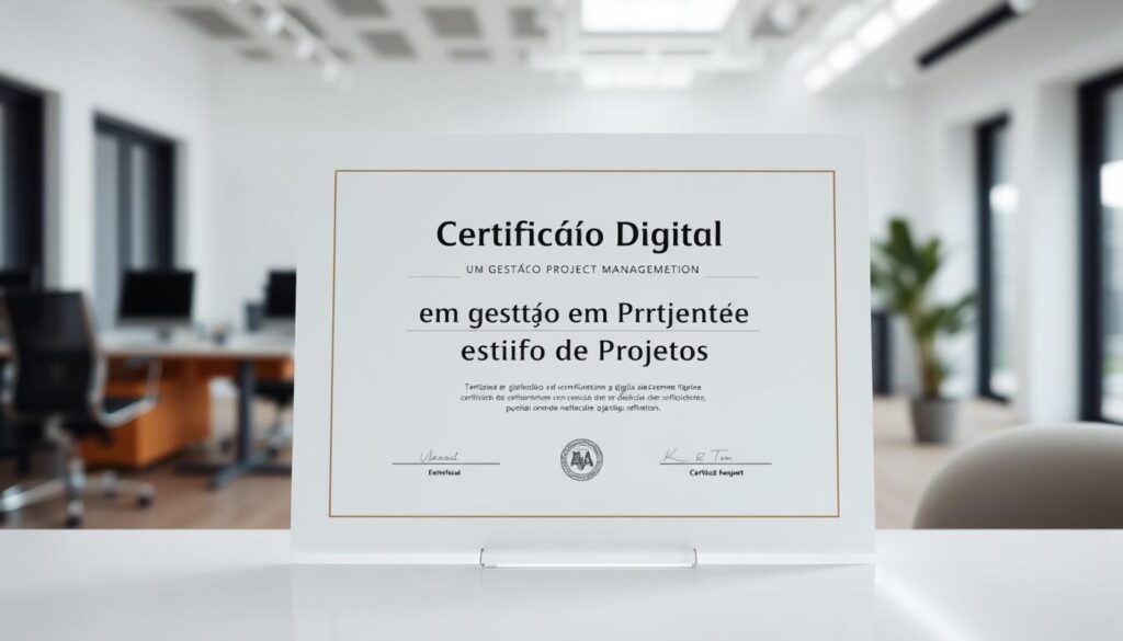 certificação digital em gestão de projetos