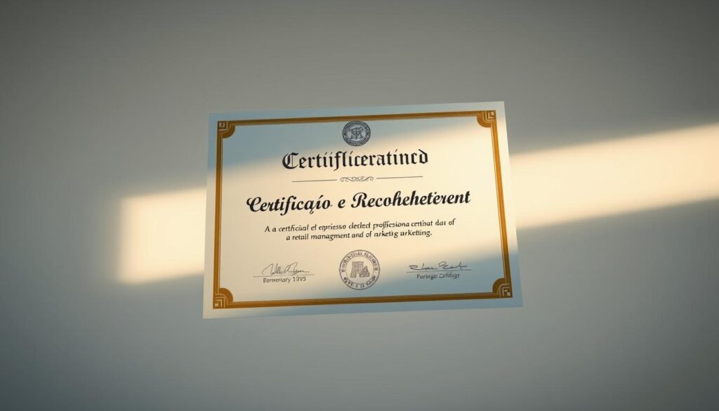 certificação e reconhecimento