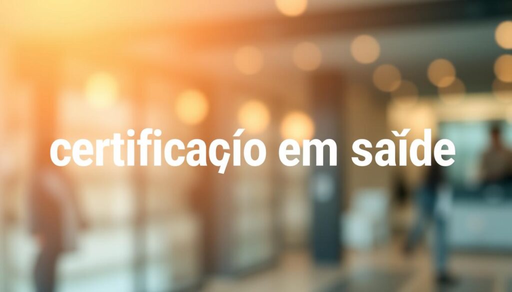 certificação em saúde