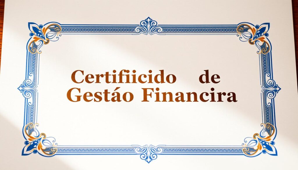 certificado gestão financeira