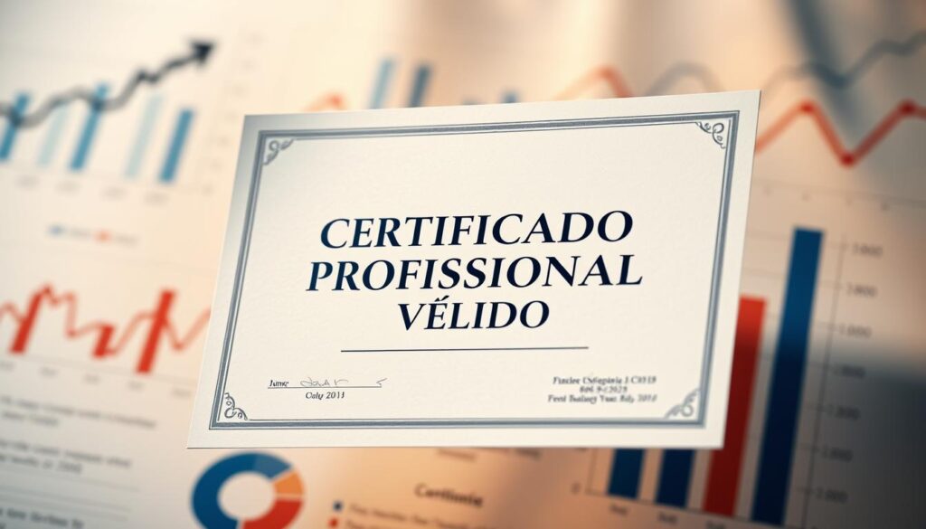 certificado profissional válido