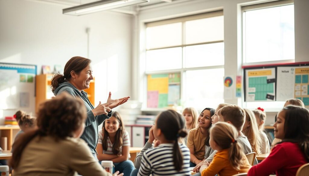 comunicação com alunos
