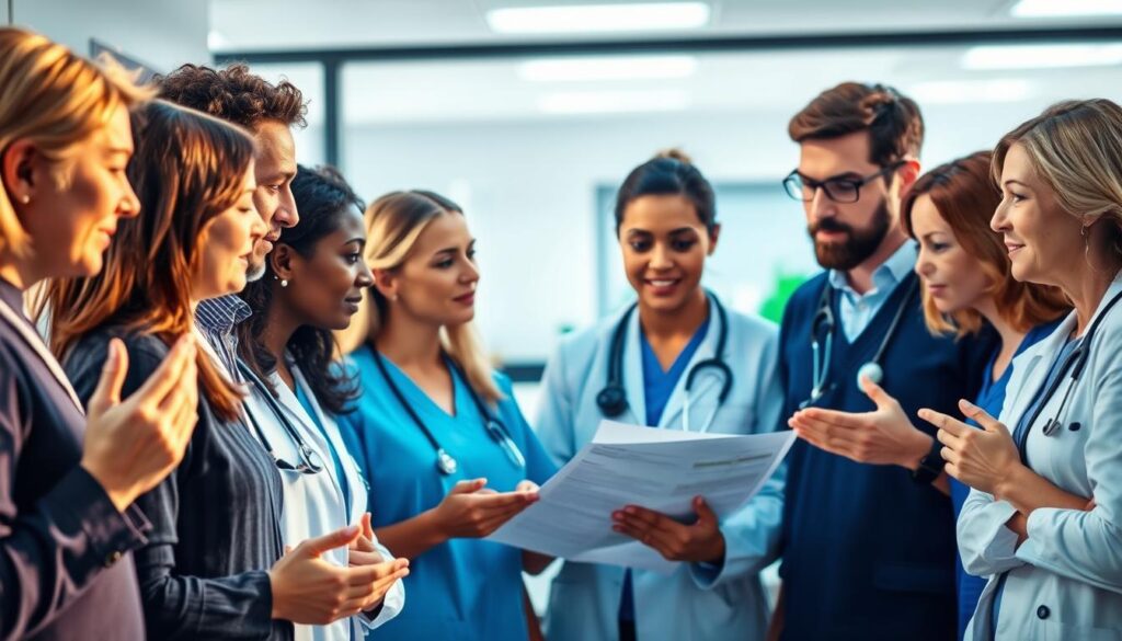 comunicação em equipes de saúde