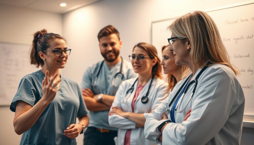 comunicação em equipes de saúde