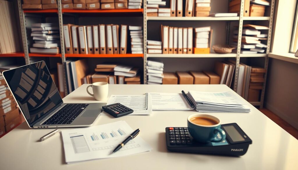 controle financeiro e gestão estoque