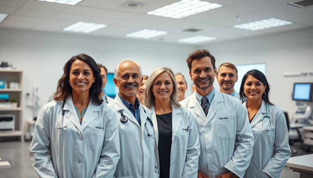 corpo docente especializado em saúde