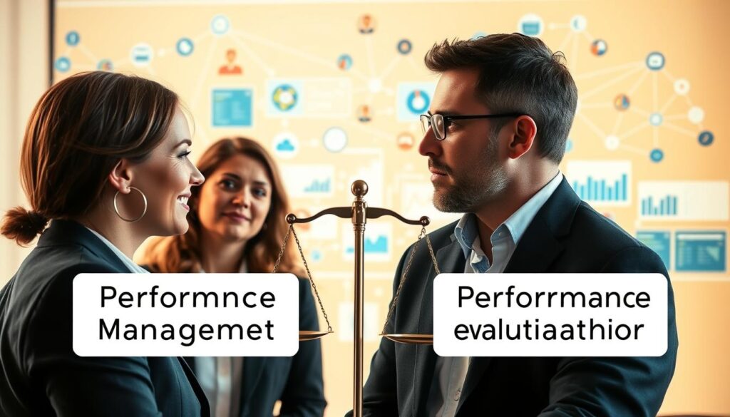 diferença entre gestão e avaliação