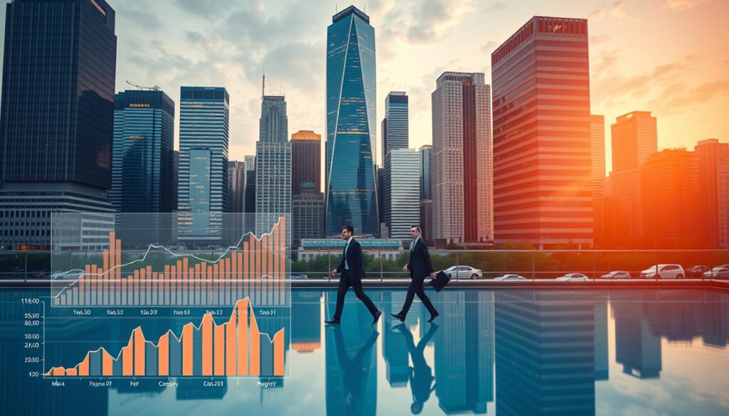 diferenças entre setores financeiros