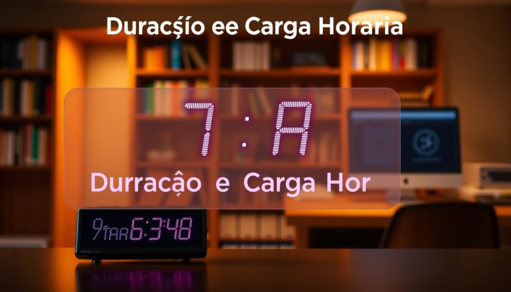 duração e carga horária