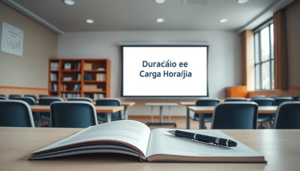 duração e carga horária