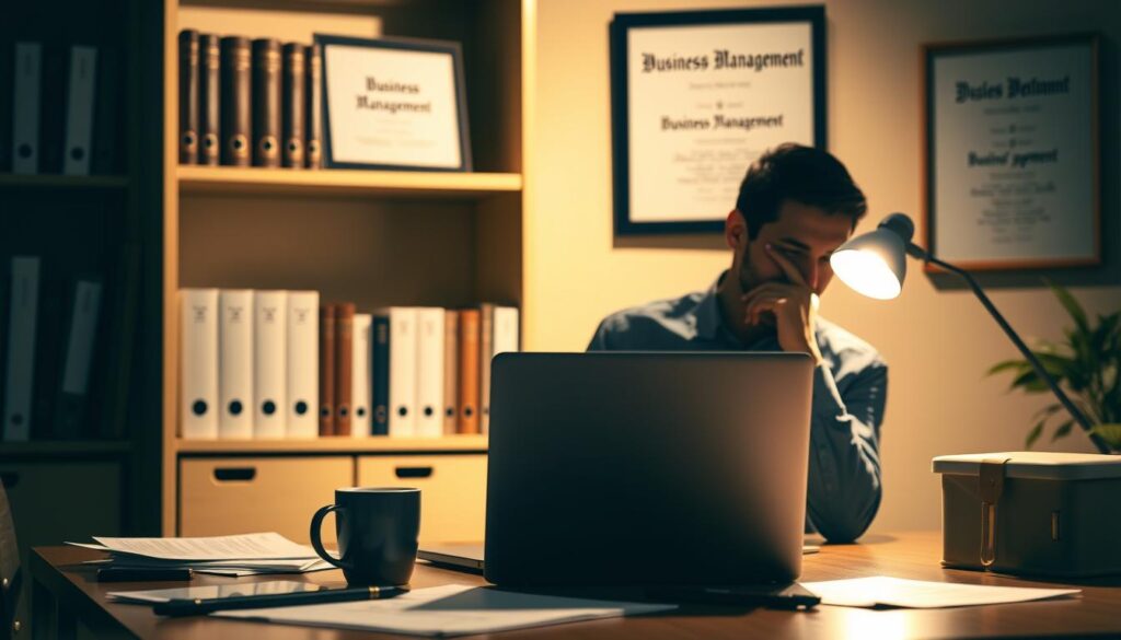 escolha do curso gestão empresarial