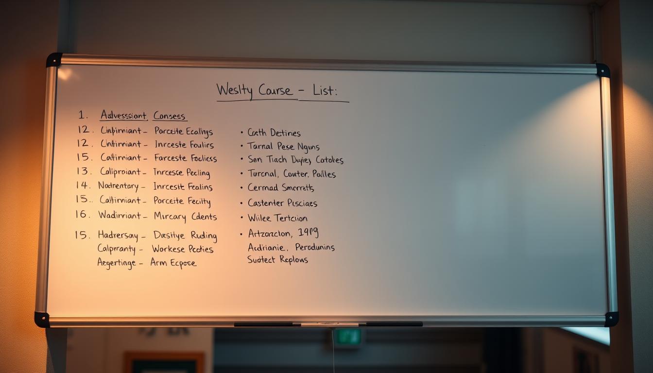 faculdades cursos lista