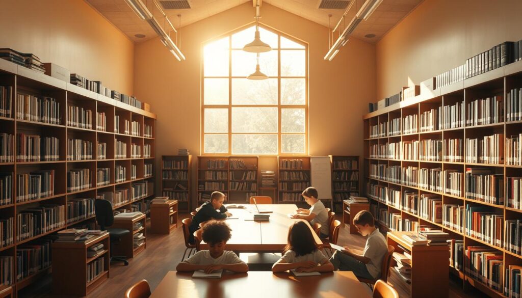 gestão de biblioteca escolar