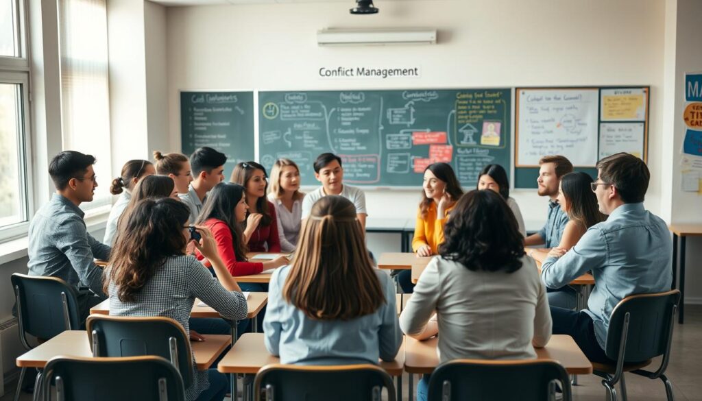 gestão de conflitos no ambiente escolar