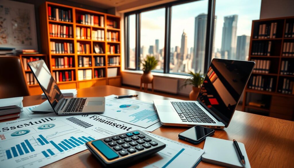 gestão financeira e orçamento empresarial