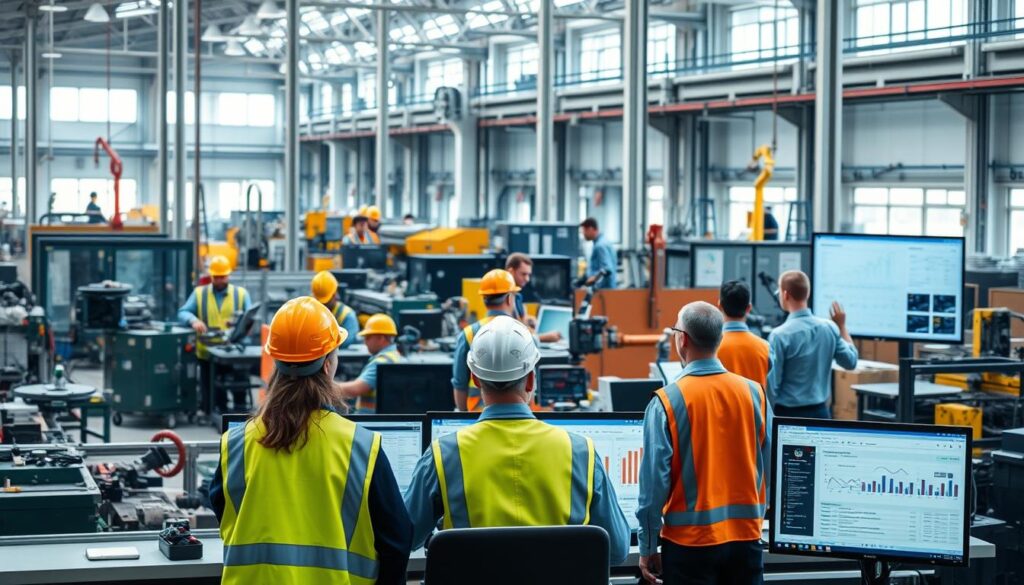gestão produção industrial