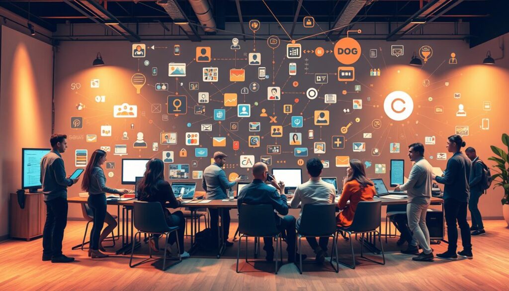 implementação de comunicação integrada