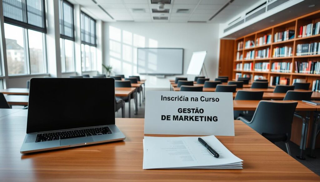 inscrição no curso gestão de marketing