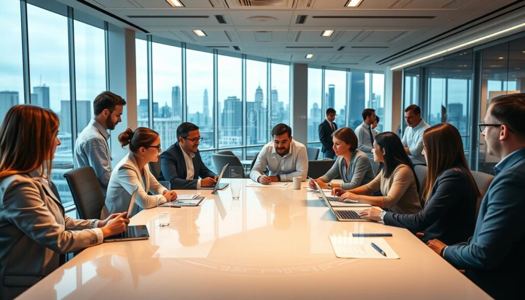 integração entre áreas empresariais