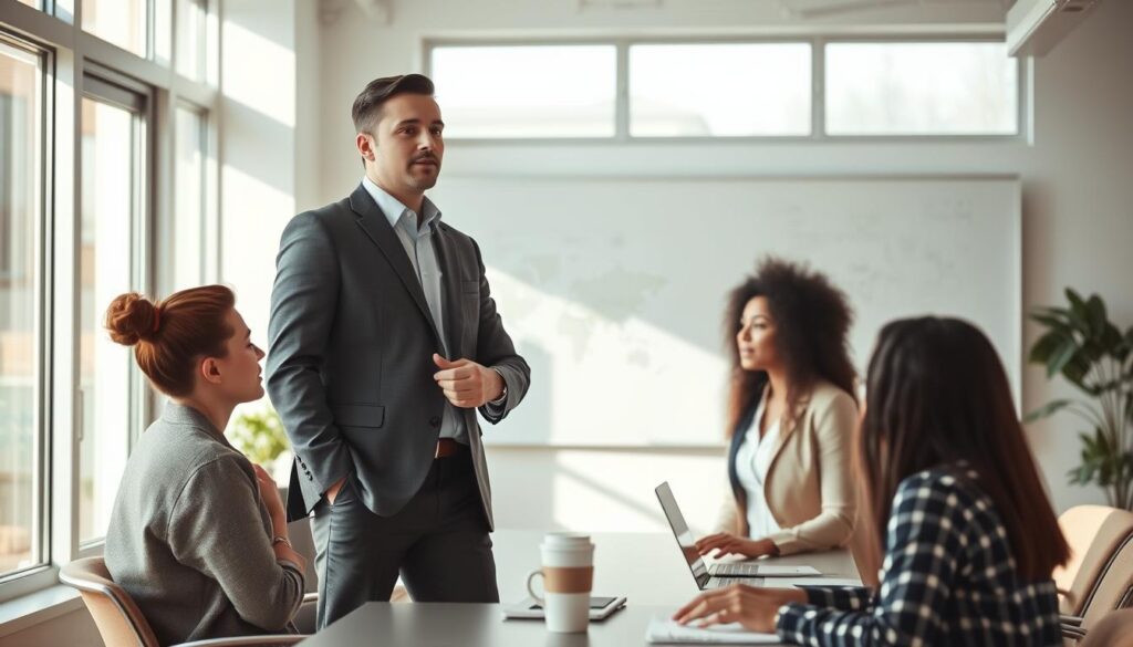 liderança em pequenos negócios