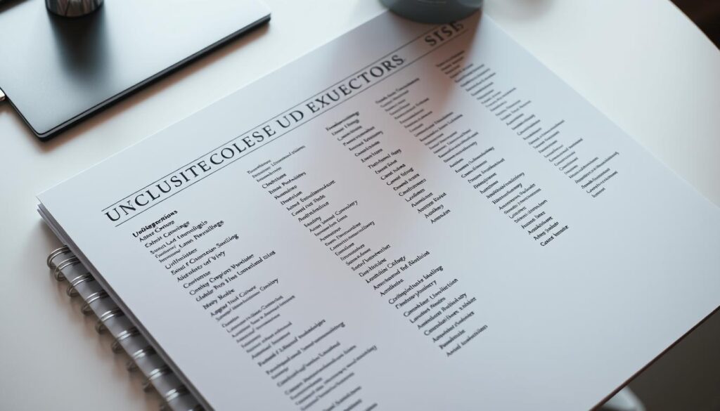 lista de faculdades