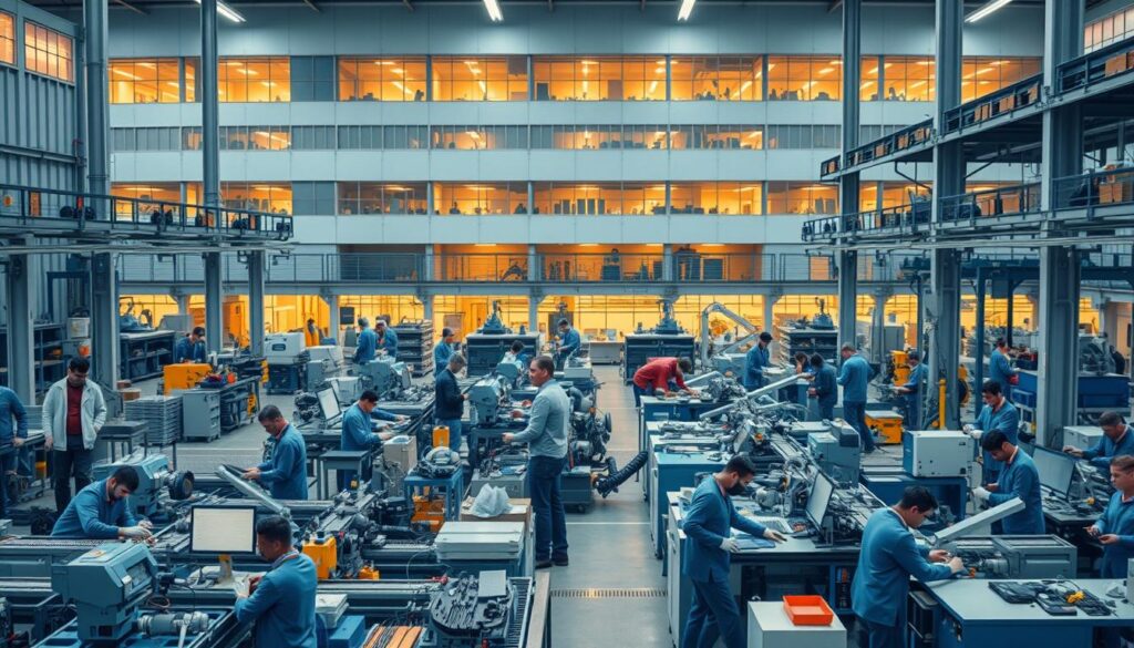 mercado trabalho gestão industrial