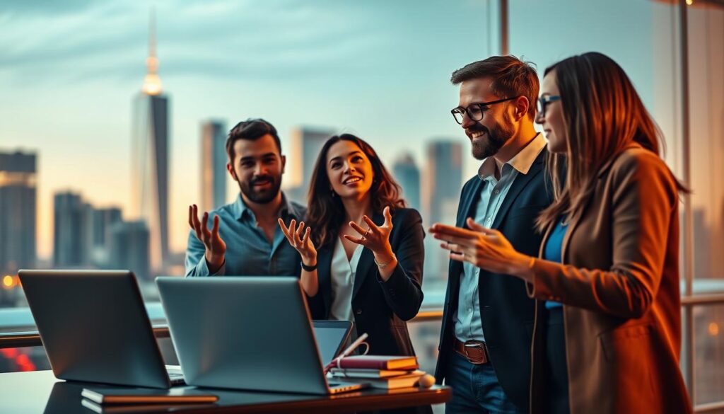 profissionais de marketing