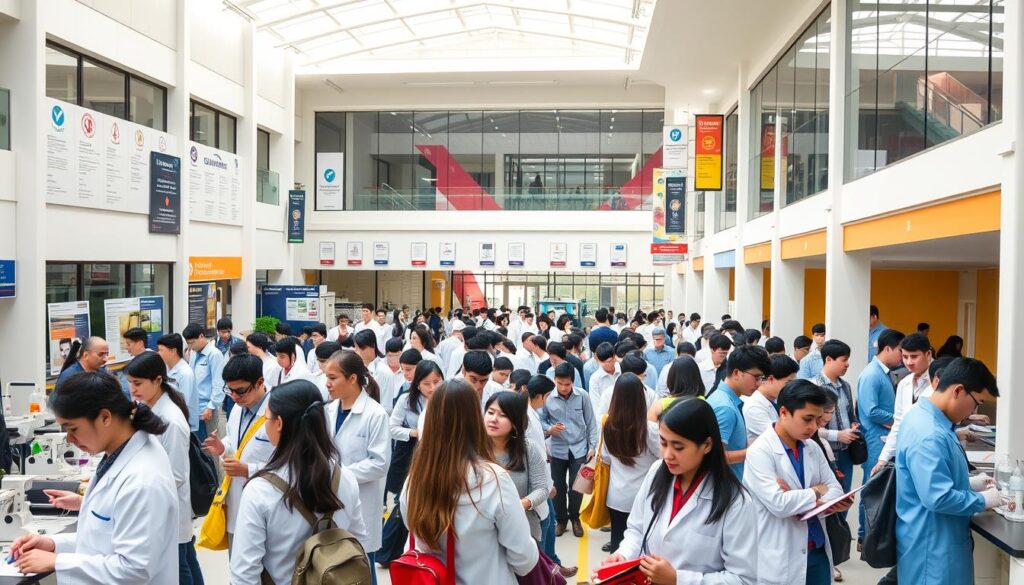 tipos de cursos técnicos e graduações