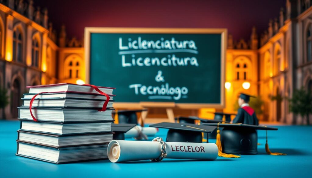 tipos de graduação