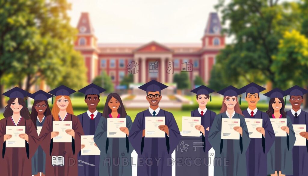 tipos de graduação