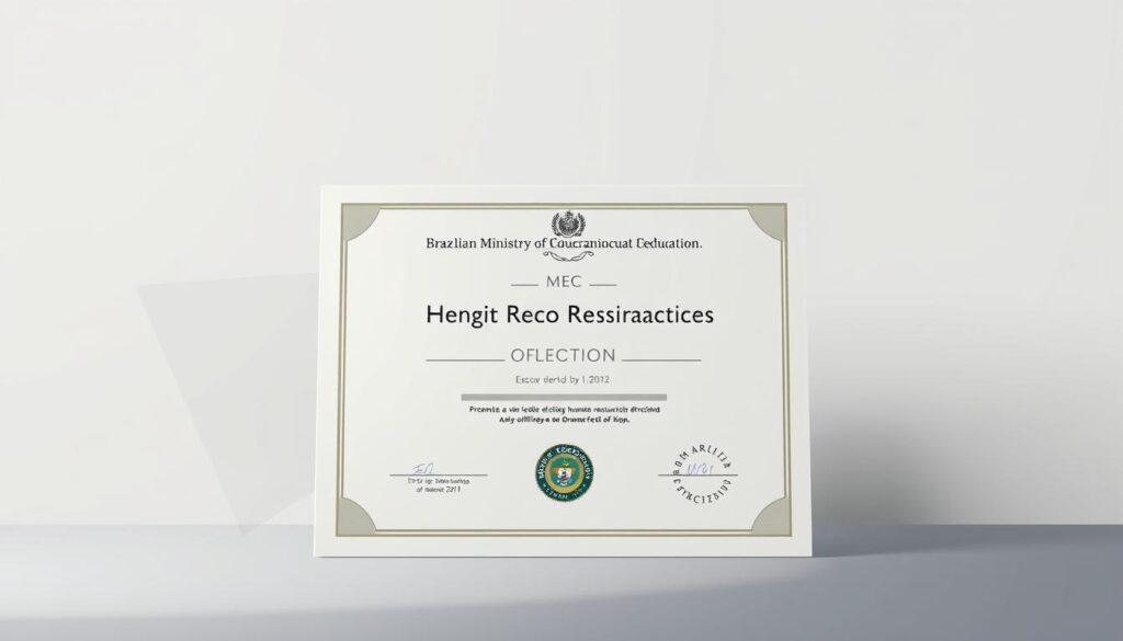 Reconhecimento do curso de RH pelo MEC