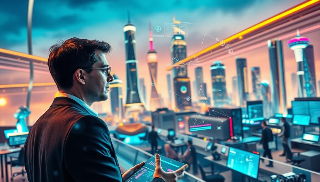gestão de negócios e inteligência artificial