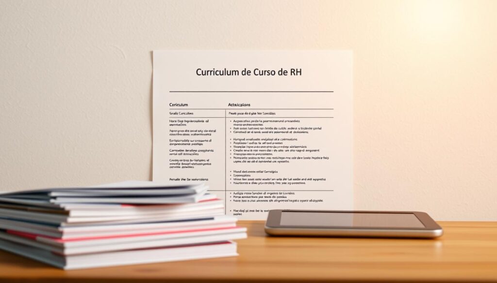 grade curricular curso RH