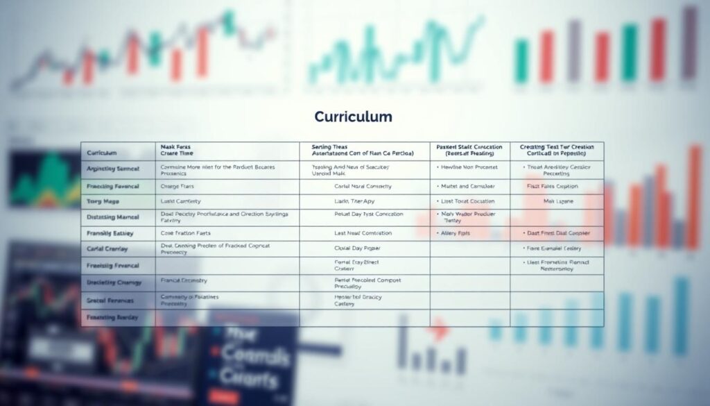 grade curricular gestão financeira
